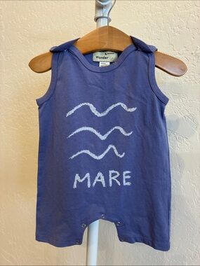 Kids Purple 'Mare' Sleeveless One-Piece Bodysuit